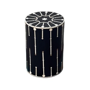 Mesa de centro moderna hecha a mano con incrustaciones de hueso nuevo para sala de estar mesa de lujo con acabado alto personalizada en Vietnam - Product Image 1