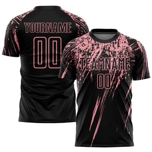 Nuevo Uniforme de Fútbol para Hombre Adulto, Manga Corta, Logotipo Frontal, 100% Poliéster, Nombre del Equipo Personalizado, Transpirable - Product Image 4
