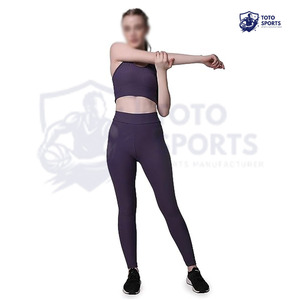 Conjunto de Yoga para Mujer de Alto Rendimiento, a la Moda, Cómodo, Delgado, de Tela Suave, de Alta Calidad, Ligero y Transpirable - Product Image 2