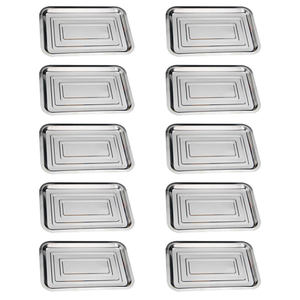 Plateau de service décoratif en métal élégant pour salon et espaces hôteliers, idéal pour servir des collations et ajouter du charme aux intérieurs - Product Image 5