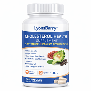 Suplemento para la Salud del Colesterol, Esteroles Vegetales y Arroz de Levadura Roja, Cápsulas Herbales para el Apoyo Hepático para Adultos, 500 mg - Product Image 2