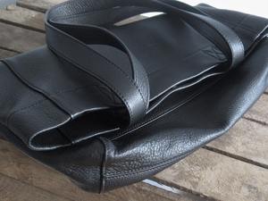 Sac fourre-tout en cuir de vachette grande capacité pour femme, sac à bandoulière portable, LTB-0264 - Product Image 5