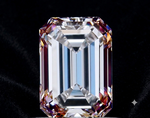 Diamante de Laboratorio de 9 Quilates, Corte Esmeralda, Color F, Claridad VVS2, Diamante Suelto Premium - Product Image 1