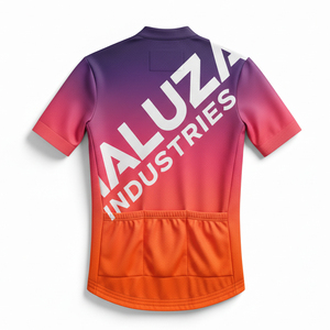 Maillot de Ciclismo de Manga Corta, Tejido Antibacteriano, Tacto Suave, Uniforme para Bicicleta de Carretera, Alta Visibilidad, Tops de Ciclismo de Seguridad - Product Image 3