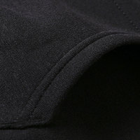 Sweat-shirt à capuche noir pour homme, coupe classique, motif dessin animé, poche, décontracté, doublure en polaire, soie/coton, écologique, respirant, séchage rapide