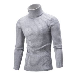 Pull à col roulé blanc en tricot torsadé pour femme, manches longues, décontracté, hiver - Product Image 3