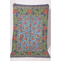 Couverture Kantha Suzani faite à la main, couvre-lit vintage en coton à motifs floraux, couverture bohème indienne, décoration de literie, écologique, lavable, pour la maison