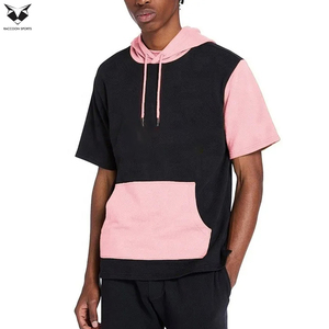 Sudadera con Capucha para Hombre, Precio de Fábrica al por Mayor, con Bolsillos Delanteros y Mangas Cortas, Talla 6XL, Ropa Deportiva - Product Image 6
