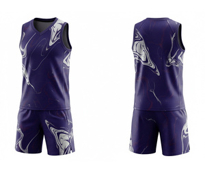 Uniforme de Baloncesto Sublimado Personalizado, Jersey y Pantalones Cortos de Poliéster Transpirable de Secado Rápido, Ropa Deportiva para Hombres, Mujeres y Jóvenes - Product Image 6