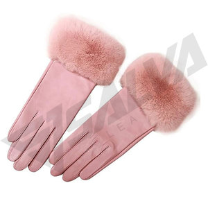 Unique Design Best Quality Good Product Customized and Stylish Wear Elegant Look Luxury Leather Fashionable <b>Gloves</b> - Product Image 5