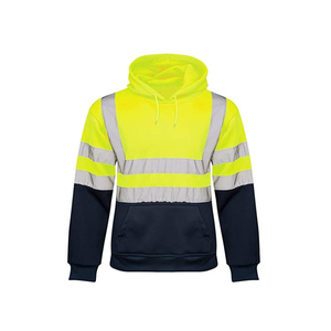 Sudadera de Seguridad de Alta Visibilidad al por Mayor, Color Naranja, Calidad Superior, Logotipo OEM de Fábrica Personalizado, Uniforme de Trabajo Reflectante - Product Image 1