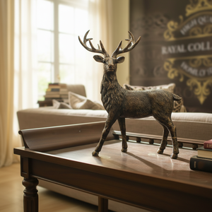 Estatua de Ciervo de Resina de Estilo Nórdico para Decoración de Sala de Estar o Mueble de TV - Product Image 1