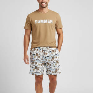 Ensemble de shorts décontractés légers pour hommes, coupe flexible et confortable, adapté à un usage quotidien, à la salle de sport, à la course à pied, aux entraînements ou aux sorties estivales - Product Image 1