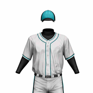 Oem Cheap Baseball <b>Uniform</b> Set <b>Custom</b> Embroidered Baseball and <b>Softball</b> <b>Uniforms</b> Full Sublimation Mesh Jersey Sportswear - Product Image 3
