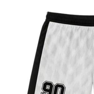 Shorts de lacrosse unisexe blanc et noir en polyester léger – Tenue de sport pour l'entraînement des équipes athlétiques – Vêtements de performance - Product Image 3