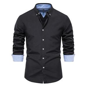 Nouvelle chemise boutonnée pour homme, sur mesure, anti-plis, respirante, de haute qualité, à prix de gros - Product Image 1