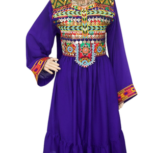 Manufacturer Handmade <b>A</b>-<b>line</b> Tribal Vintage Afghan Kuchi <b>Dress</b> Ethnic Clothing Women High Quality Professional Afghan Kuchi Dres - Product Image 6