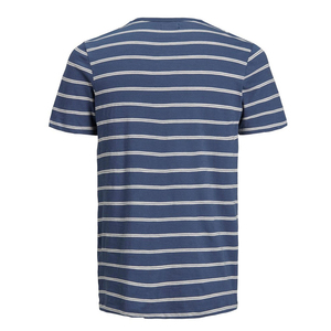 T-shirt pour homme 100% coton anti-plis à manches courtes et col rond, en tissu jersey, coupe classique, style décontracté tricoté - Product Image 5