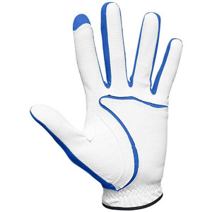 Gant de golf premium pour homme en cuir blanc/bleu roi, ajustement main gauche, pour des performances et un style supérieurs - Product Image 3