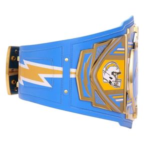 Ceinture de champion des Chargers de Los Angeles, design personnalisé bleu et or avec foudre et logo AFC - Product Image 4