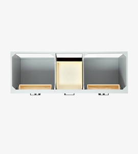 Meuble-lavabo de salle de bain Timothy de 61 pouces, double vasque, directement de l'usine, seulement 5 options de finition, vente en gros, usine du Vietnam - Product Image 6