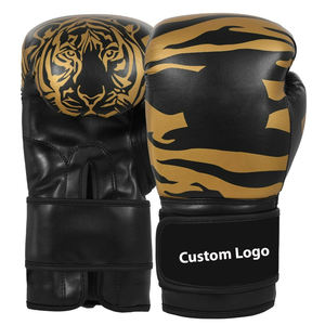 Produit très vendu, gants de boxe pour femmes adultes, protection extérieure, logo personnalisé, cuir PU, tailles MMA, gants de boxe pour hommes - Product Image 1