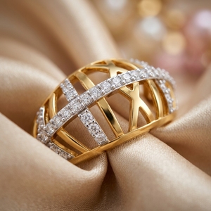 Bague de Fiançailles et de Mariage Halo Edge pour Femme en Or Massif 14K Personnalisée avec Diamant de Laboratoire - Cadeau d'Anniversaire Prêt pour les Fêtes - Product Image 3