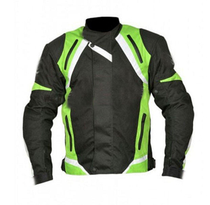 Blouson de moto pour homme, color-block, manches longues, coupe-vent, toutes saisons, vêtements de course, bleu, noir, blanc, polyester, nylon - Product Image 6