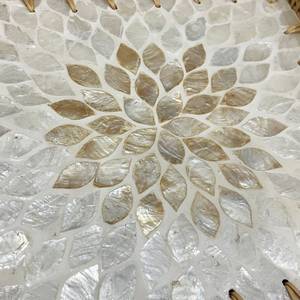 Plateau de service carré en rotin naturel tressé, multicolores, fait main, produit très vendu, pour la décoration intérieure par UO - Product Image 6