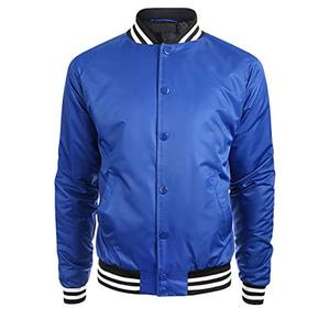 แจ็คเก็ตกันลมสำหรับผู้ชายคุณภาพสูง ขายดีที่สุด แจ็คเก็ตนักบินมีฮู้ดหนัง แจ็คเก็ตอุ่นๆ สไตล์มหาวิทยาลัย เสื้อฮู้ดหนัง - Product Image 1