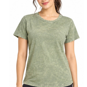 Camisetas de Gimnasio para Mujer, 100% Algodón, Personalizadas, Tops Deportivos, Venta al Por Mayor, OEM, ODM, Marca Privada, Ropa Deportiva, Proveedor Global - Product Image 5