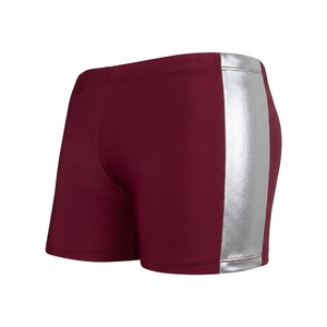 Custom <b>Men's</b> Mid Quick-Drying Eco-Friendly Canvas Boardshorts Waterproof Solid Pattern Boxer <b>Trunks</b> Casual Style Beach Swimsuit - Product Image 5