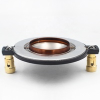 Offres Spéciales 34mm 1.3 pouces pièces de haut-parleur unité de pilote de Compression 4/8 ohm diaphragme en titane remplacement pour Tweeter bobine vocale
