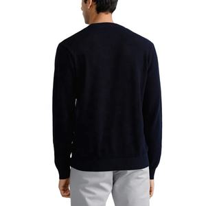 Sudadera blanca de la mejor calidad para hombre, cuello redondo elástico de algodón 100%, ropa de invierno para todas las estaciones - Product Image 4