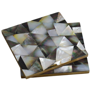 Square Plastic Coffee Cup <b>Coaster</b> Best for Home and Hotel <b>Table</b> Decor Design Creative Design Standard <b>Coasters</b> - Product Image 5