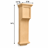 Corbeille en bois massif traditionnelle pour montage mural d'armoire, surface brute non finie, décoration de bâtiment