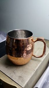 Moscow Mule <b>Copper</b> Mug With Capacity Drinking <b>Cups</b> for Cocktails and Cold Beverages - Product Image 2