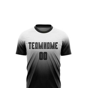 Uniforme de football blanc et noir de haute qualité - Product Image 4