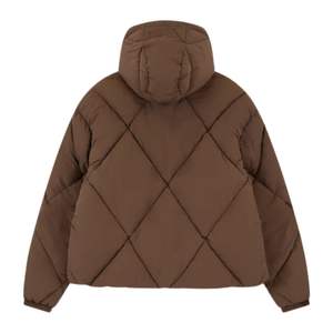 Veste matelassée en duvet pour homme, à capuche, chaude, d'hiver, isolée, avec fermeture éclair, élégante, décontractée, pour le froid - Product Image 2