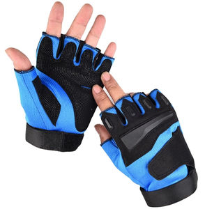 Gants de vélo de route à demi-doigts avec logo personnalisé pour le cyclisme, la remise en forme, la moto, l'entraînement en salle de sport, les sports de plein air, la pêche - Product Image 1