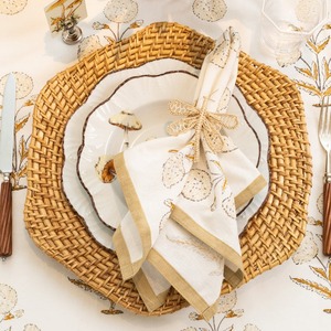 Sets de table en rotin de haute qualité, en forme de fleur, style bohème, tressés, sous-verres en rotin naturel, fabriqués au Vietnam - Product Image 4