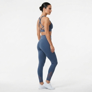 Conjunto Deportivo de Dos Piezas para Mujer, Sujetador Deportivo Cruzado y Leggings de Cintura Alta, Ropa Deportiva para Yoga y Ejercicio - Product Image 3