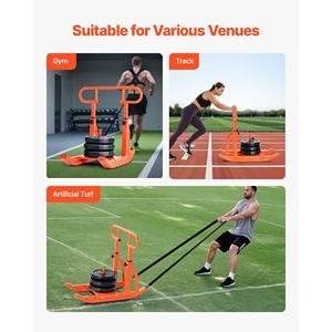 Slitta Regolabile in Acciaio per Allenamento di Velocità, Attrezzatura per Fitness e Accessori per l'Allenamento - Product Image 6