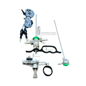 Resectoscopio Urológico Monopolar y Bipolar de Acero Inoxidable de Alta Calidad, Juego TURP 17.5/18.5fr con 2 Anillas y Cable Tipo ST O RZ - Product Image 2