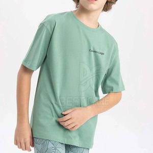 T-shirt surdimensionné pour enfant, design personnalisé, léger, respirant, de qualité supérieure, à prix avantageux. - Product Image 3