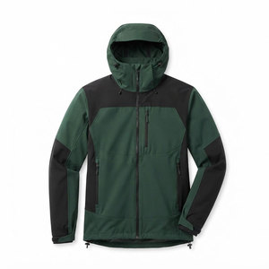 Veste de randonnée performante pour homme, légère, à capuche, coupe-vent, respirante, fermeture éclair intégrale - Product Image 1