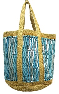 Sac fourre-tout tendance 2026 en fibre de jute biologique, style bohème, fait main, éco-responsable, sac de plage indien à ouverture facile pour femme - Product Image 4