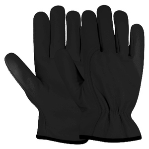 Gants de sécurité industriels de haute qualité, durables, antidérapants, réfléchissants, en cuir de chèvre lisse, respirants, avec poignet élastique, anti-vibrations - Product Image 6