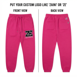 ZAINI Men Jogger Pant 320 GSM Twill Premium Lavender Cut Sew <b>Knee</b> Panels Drawstring Pleated Lightweight Quick Dry Breathable - Product Image 1
