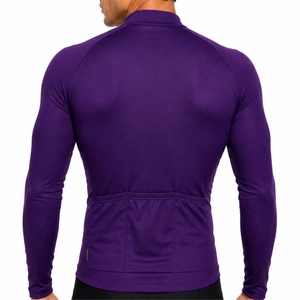 Camiseta de ciclismo ajustada para hombre, camiseta deportiva para ciclistas activos modernos, ropa de ciclismo de manga larga para ciclistas activos modernos al aire libre - Product Image 2